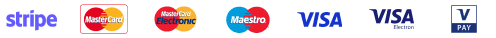 stripe, MasterCard, Maestro, VISA, V PAY